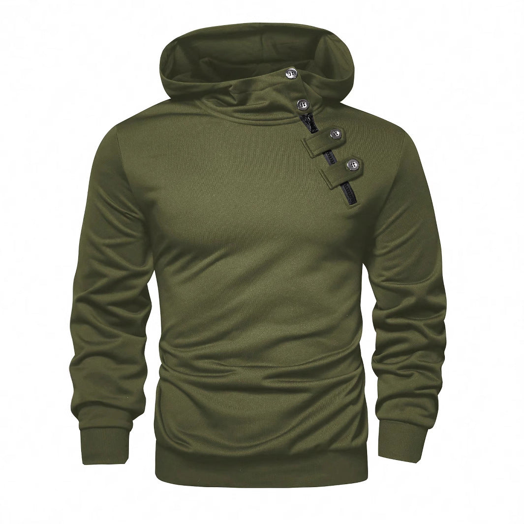 Herren Hoodie Kapuze Praktisch Mit Taschen - BerlinGlamour