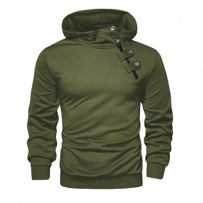Herren Hoodie Kapuze Praktisch Mit Taschen - BerlinGlamour
