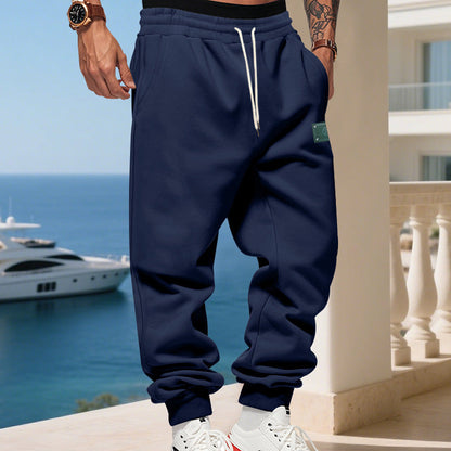 Herren Jogginghose Sportlich Relaxed Fit Bequem