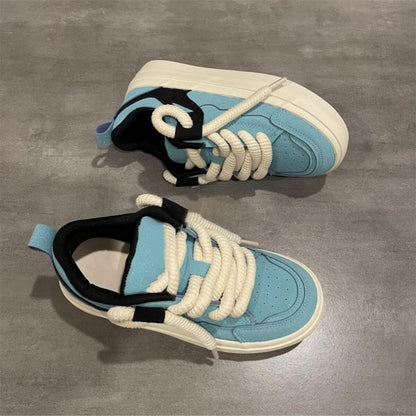 Damen Sneaker Bequem Schnürsystem Weich