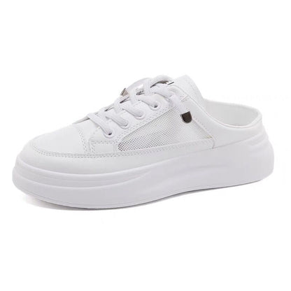 Damen Sneaker Slip-On atmungsaktiv Netzoptik Weichlaufsoler