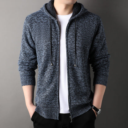 Herren Mode Jacke mit Kapuze und weich gefüttertem Innenfutter Berlin.