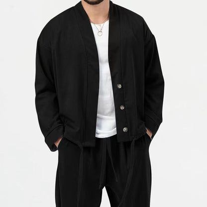 Herren Joggerhose mit leichtem Überwurf Modern Style