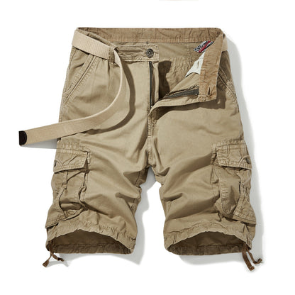 Herren Cargo Shorts Bequem Mehrere Taschen Verstellbar - BerlinGlamour