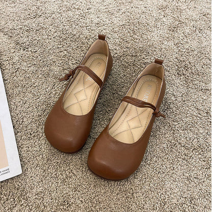 Damen Ballerinas Bequem Elegante Weiche Innensohle