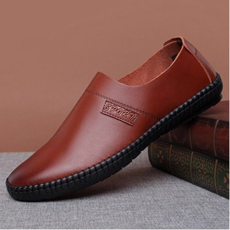 Damen Slip-On Schuhe Bequem Leder Freizeit - BerlinGlamour
