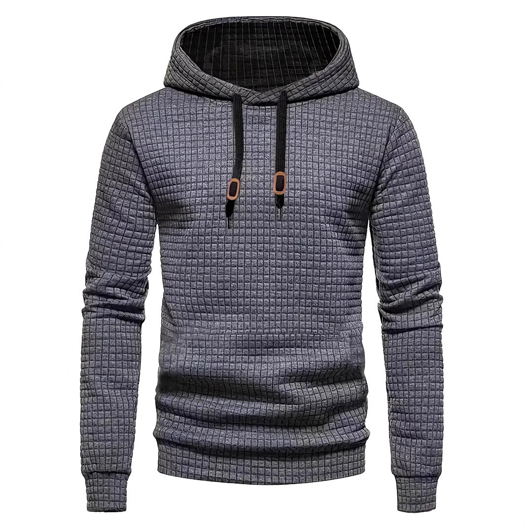 Herren Kapuzenpullover Strukturiert Modern Glamour Style