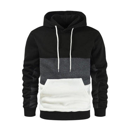 Herren Sportpullover Kapuzenpulli Farbblock Design Modern