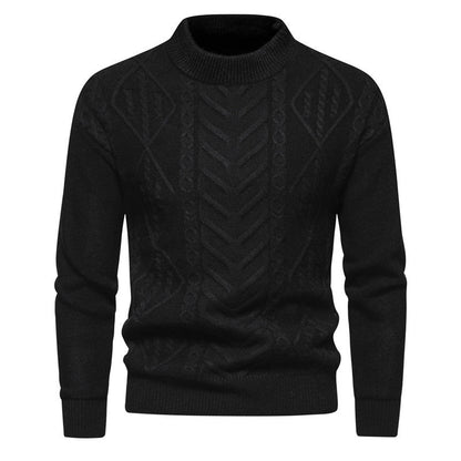 Herren Pullover Strick mit Muster Modern Geschmack