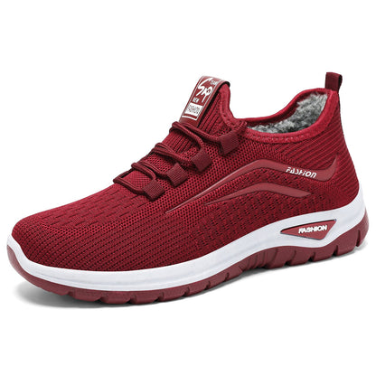 Damen Sneaker Warm Elastisch Schnellschnürsystem