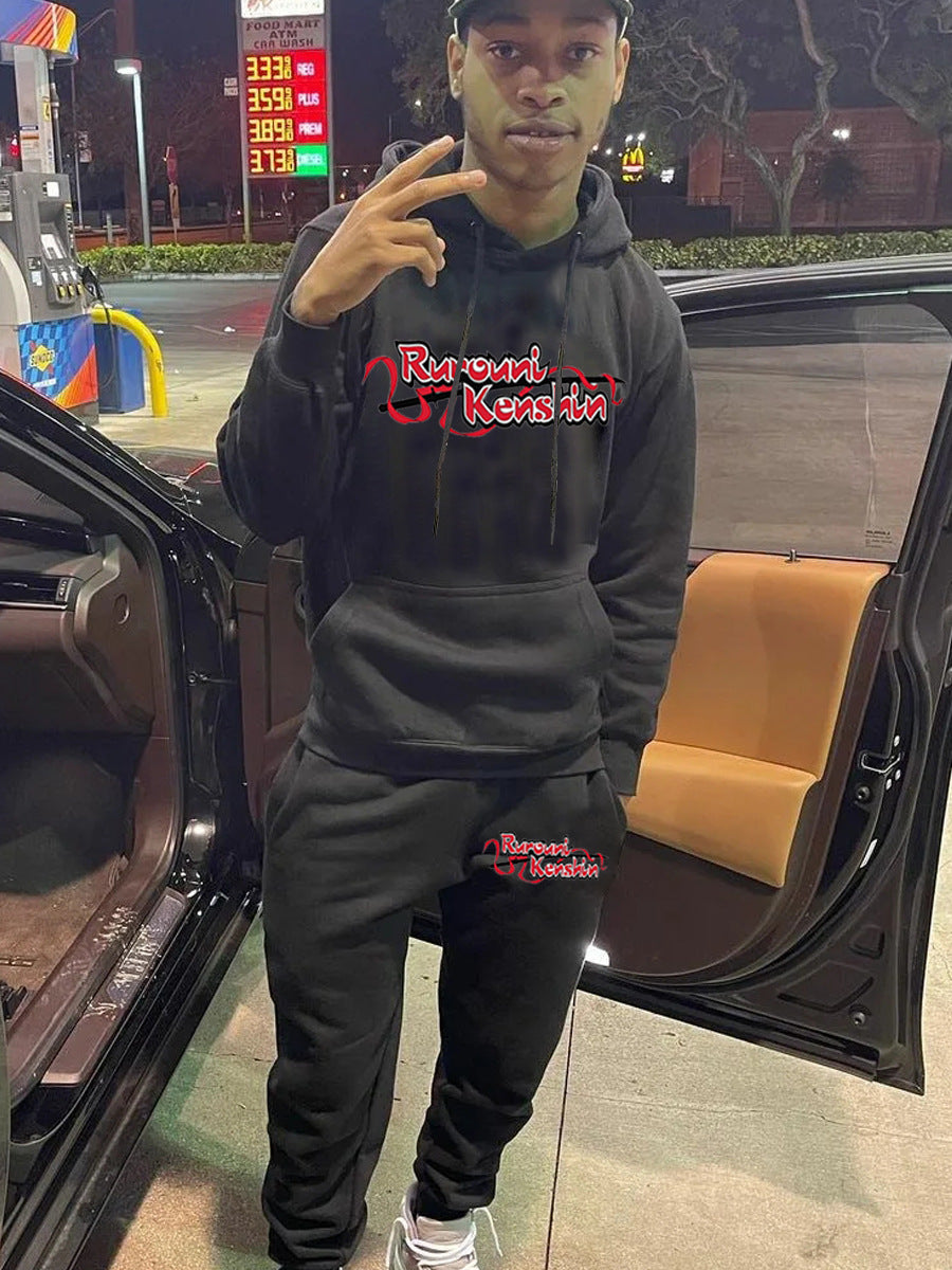 Herren Hoodie Jogginghose Set Berlin Stadt Style