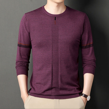 Herren Pullover Strukturiert Hochwertig Rundhals Berlin Style
