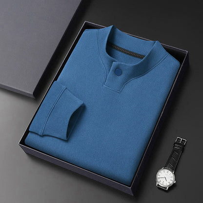 Herren Poloshirt Elegantes Design Stehkragen Modern