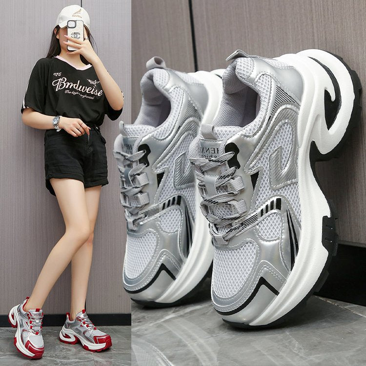 Damen Laufschuhe atmungsaktiv Mesh Komfort Sohle