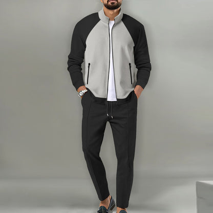 Herren Sportjacke Bequem Passform Modern Design