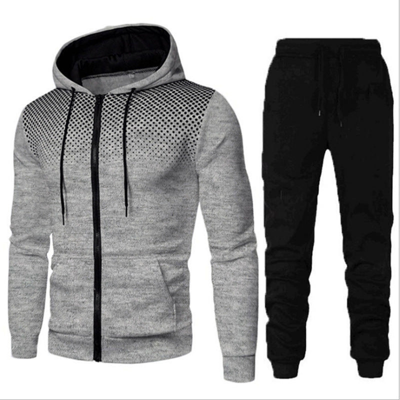 Herren Sportanzug Kapuzenjacke atmungsaktiv Reflektierend