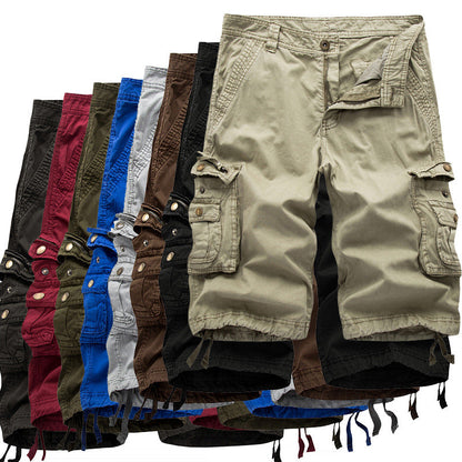 Herren Cargoshorts Elastisch Mit Vielen Taschen - BerlinGlamour