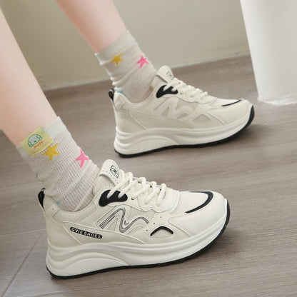 Damen Sneaker Bequem Fitnessschuhe Sportlich