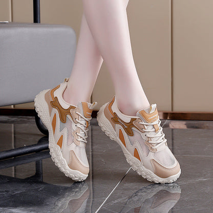 Damen Sneaker Komfort Mesh Bequem Laufsohle