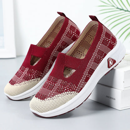 Damen Sneaker Slip-On Atmungsaktiv Bequem Sportlich - BerlinGlamour