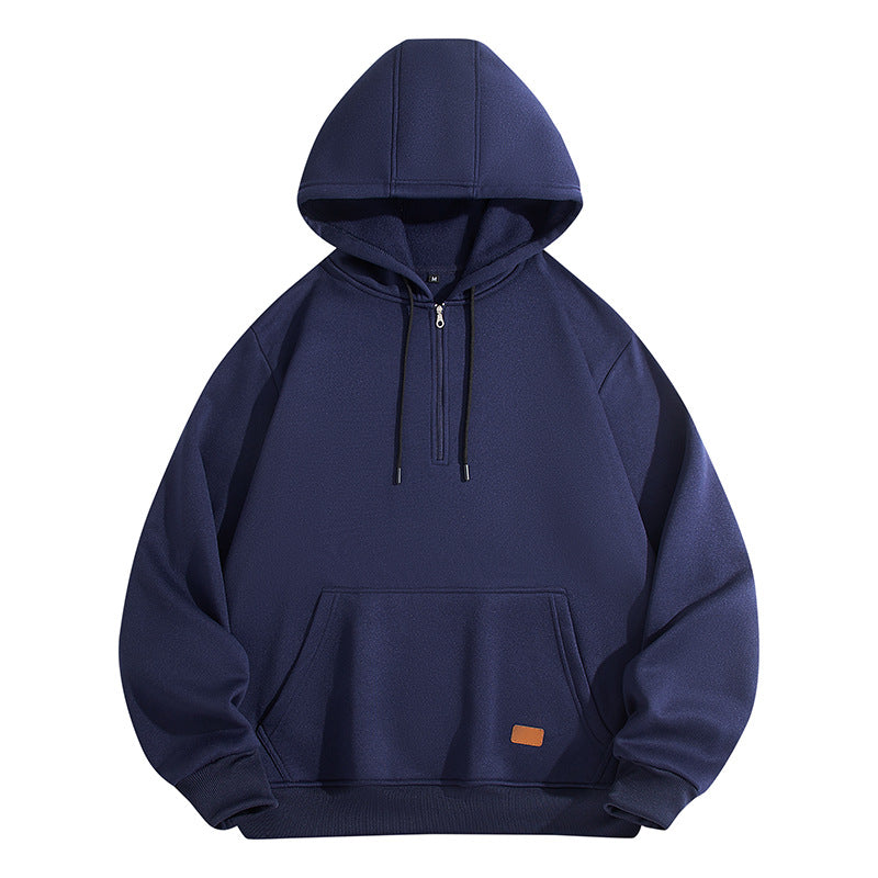 Herren Hoodie Bequem Halbzipper Modern Stylisch