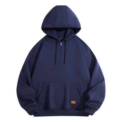 Herren Hoodie Bequem Halbzipper Modern Stylisch
