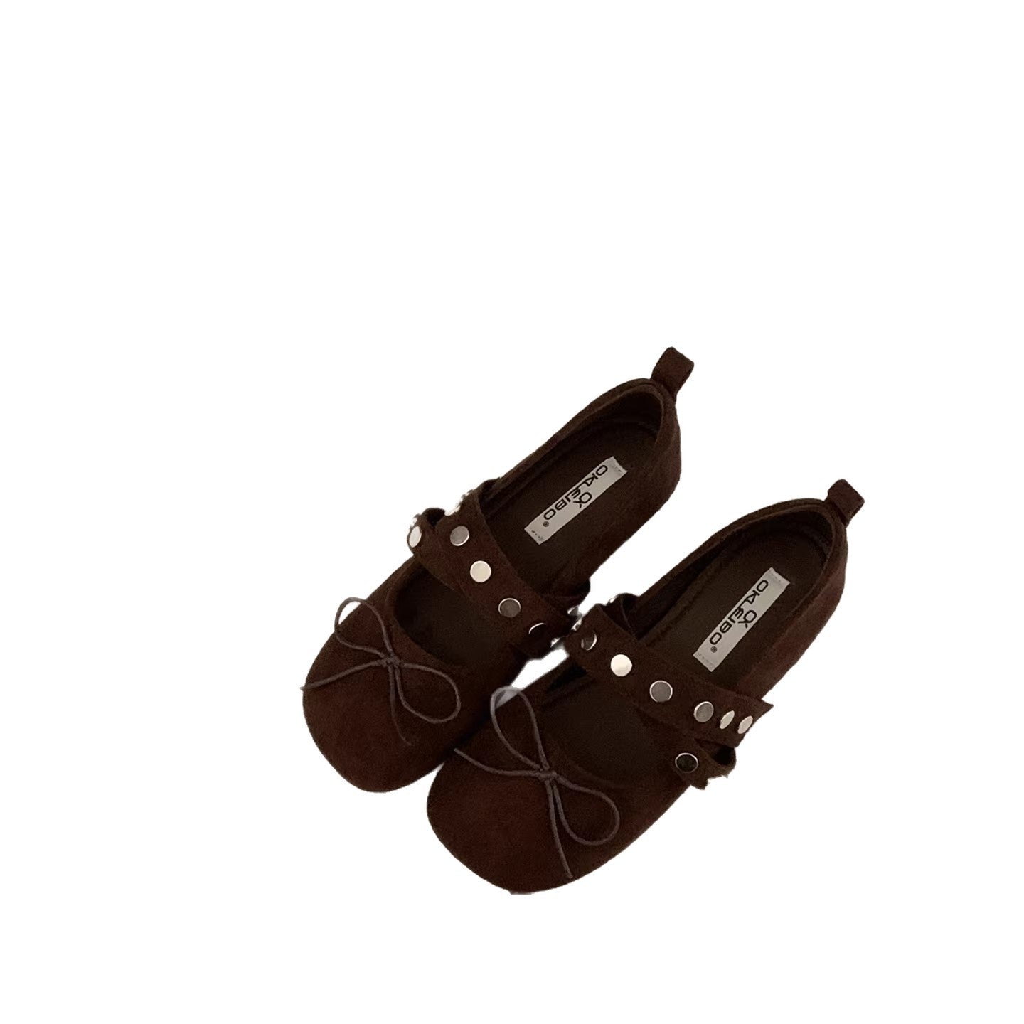Damen Ballerinas Schleifen-Design Modisch Riemen