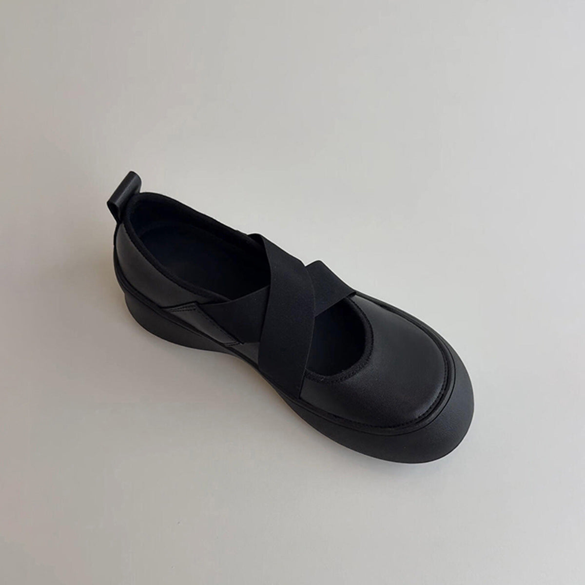 Damen Ballerinas Komfort Sohle Elastisch Weich