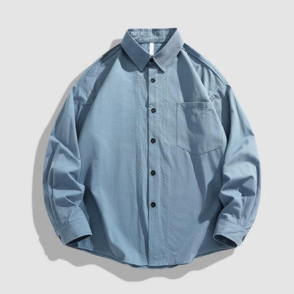 Herren Overshirt Lässig Bequem Mit Brusttasche