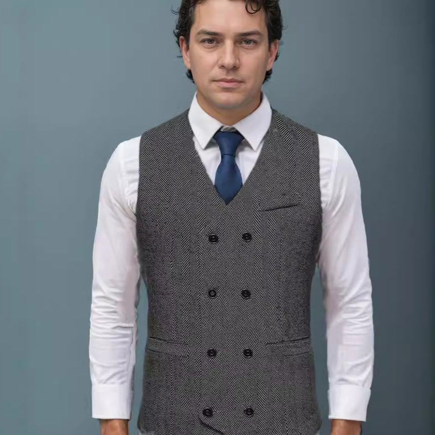 Herren Weste Modern Elegant Slim Fit Berlin Style - BerlinGlamour