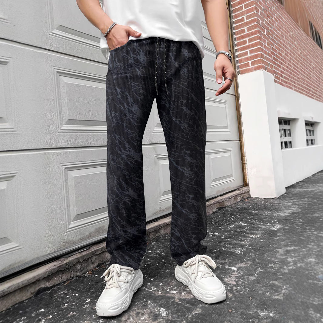 Herren Freizeithosen Elastisch Bequem Mit Muster