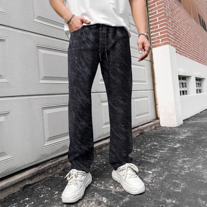 Herren Freizeithosen Elastisch Bequem Mit Muster