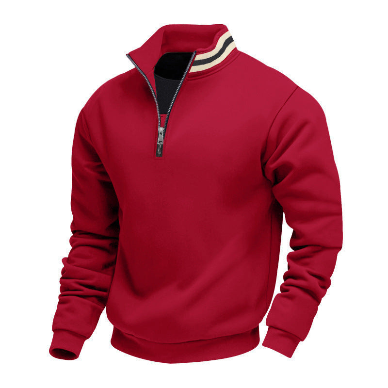 Herren Sportpullover Modern Athletisch Grün