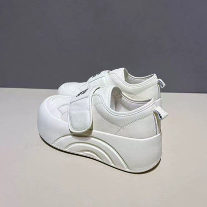 Damen Sneaker Bequem Klettverschluss Ergonomisch Modisch