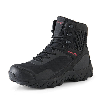 Herren Outdoor-Stiefel Robust Wanderschuhe Geländegängig