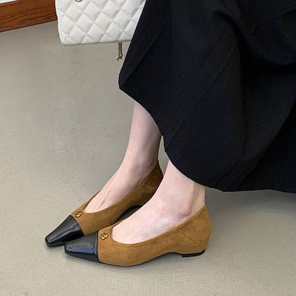 Damen Ballerinas Spitze Elegant Lack