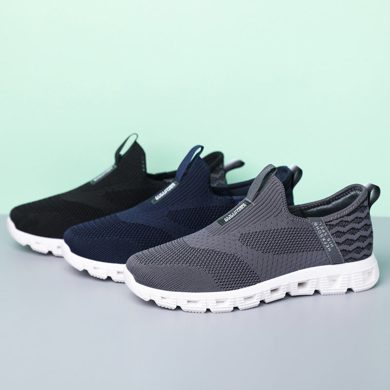 Damen Sneaker Bequem atmungsaktiv Slip-On Schuhe Sportlich