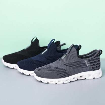 Damen Sneaker Bequem atmungsaktiv Slip-On Schuhe Sportlich
