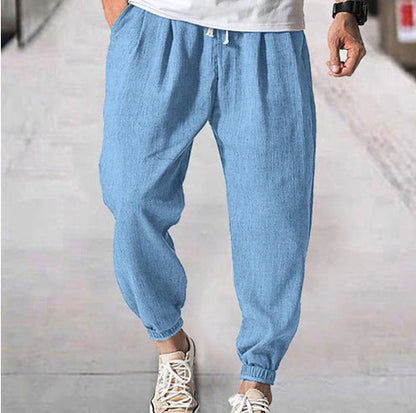 Herren Sporthose Bequem Elastischer Bund Freizeithose