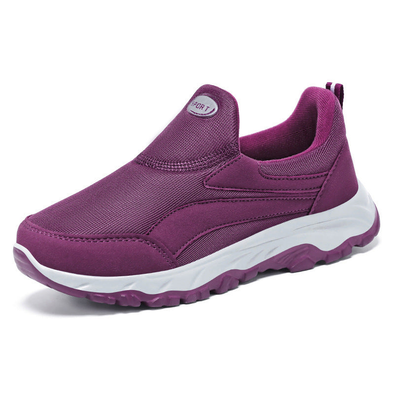 Damen Sportschuhe Bequem Slip-On Elastisch Komfort