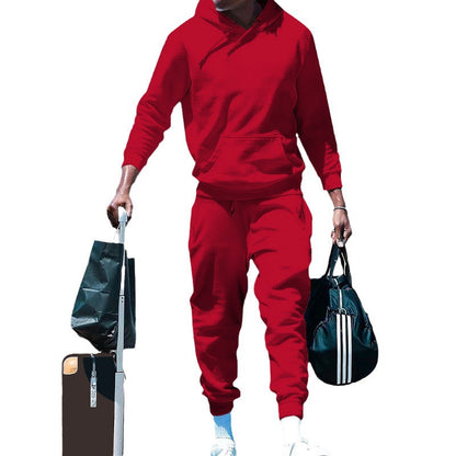 Herren Freizeit Set Kapuzenpullover Jogginghose Casual