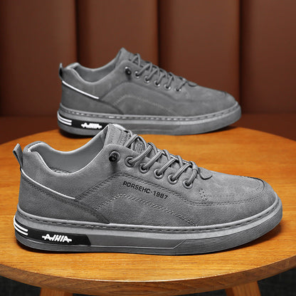 Damen Sneaker Sportlich Weiches Wildleder Komfortabel