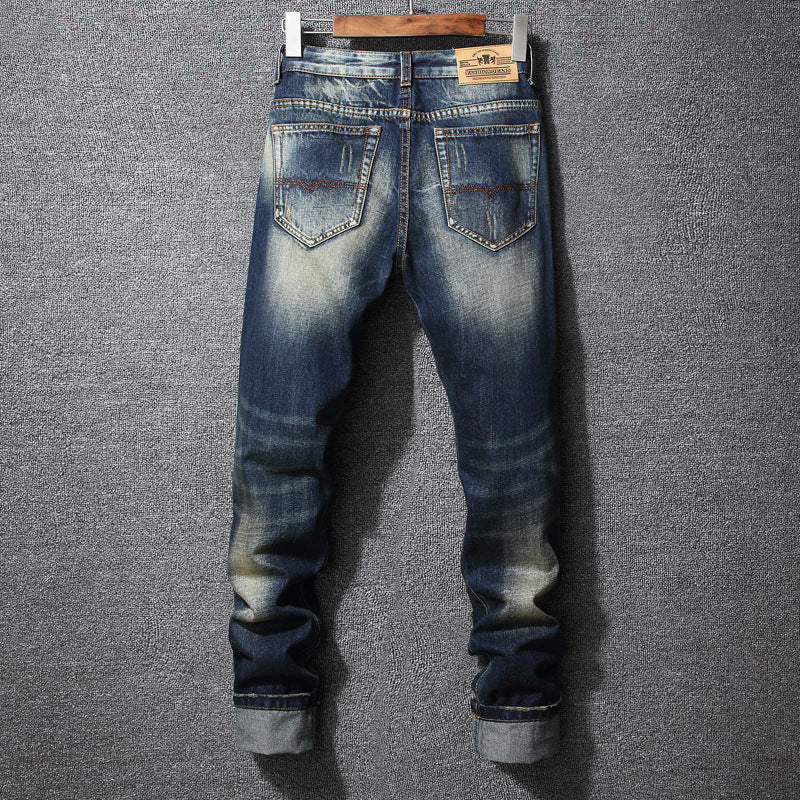 Herren Ripped Jeans Lässiger Schnitt Trendy