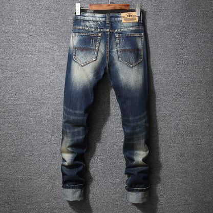 Herren Ripped Jeans Lässiger Schnitt Trendy