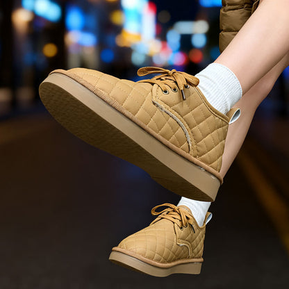 Damen Sneaker Bequem Isoliert Gesteppt Winter
