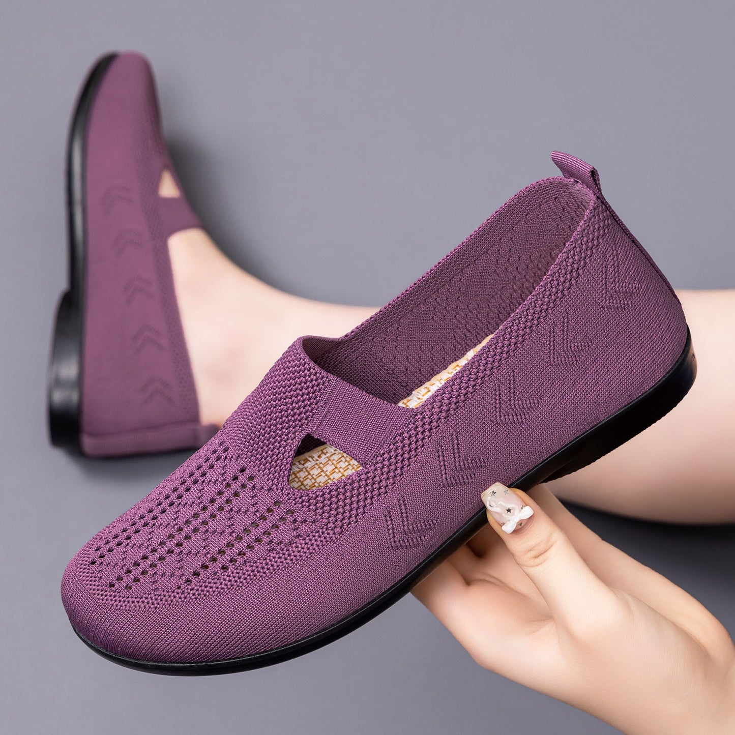 Damen Schuhe Atmungsaktiv Flexibel Elastisch Bequem - BerlinGlamour
