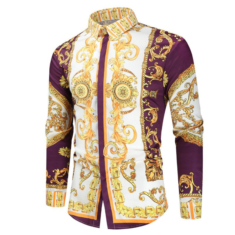 Herren Hemd Barockmuster Luxus Berlin Modern