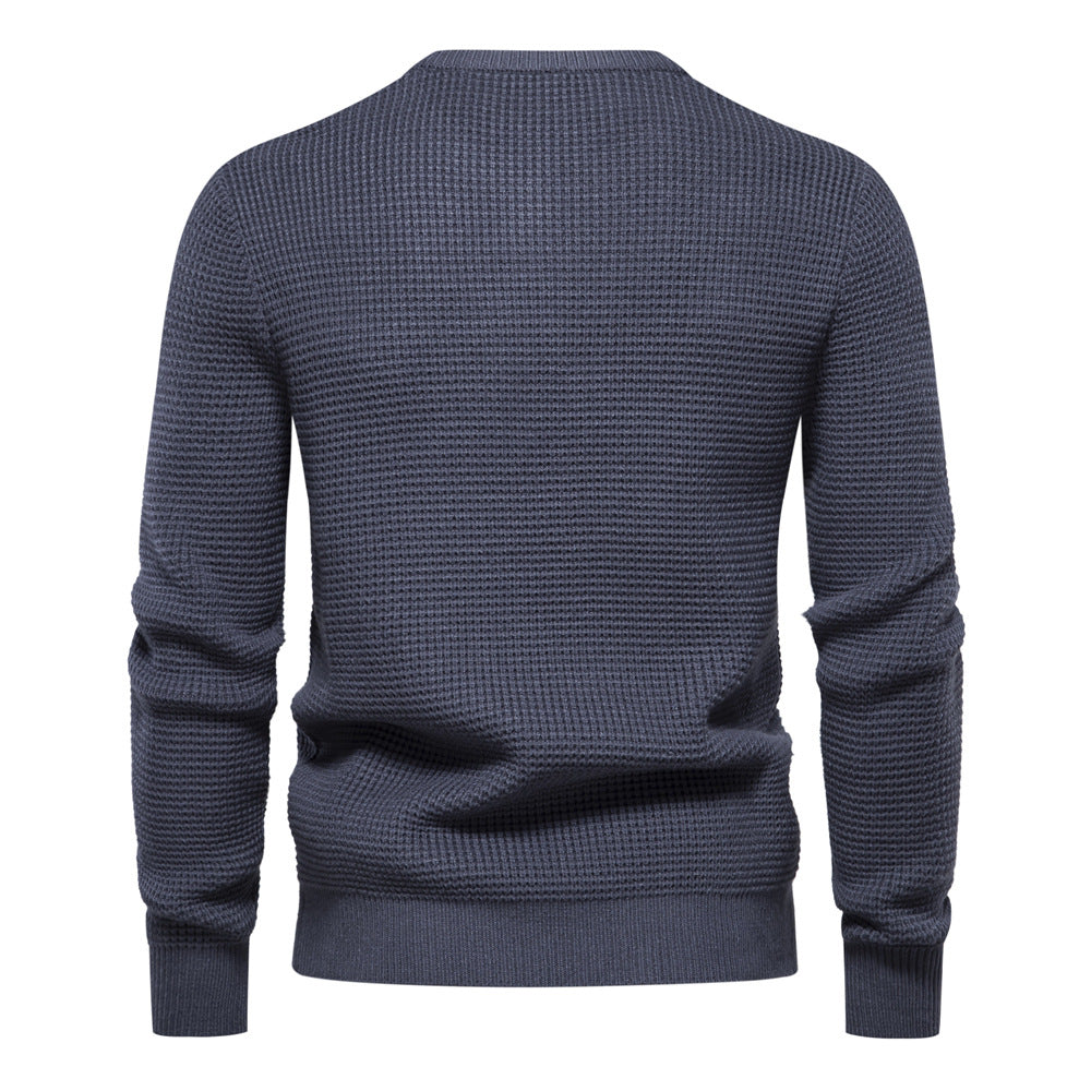 Herren Strickpullover Modern Struktur Design Elegant