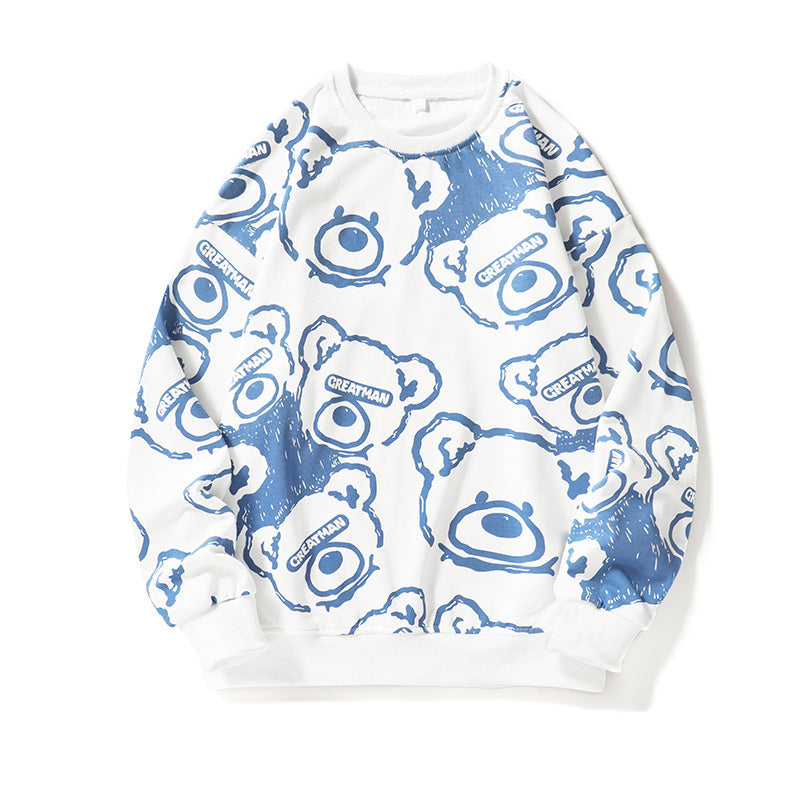 Herren Sweatshirt Lässig Tiermotiv Streetwear Style