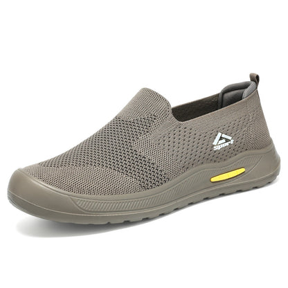 Damen Sport Schuhe Atmungsaktiv Slip-On Laufschuhe